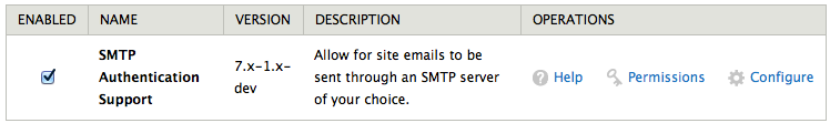 SMTP Module.