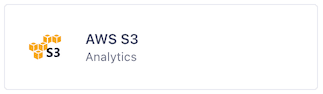 AWS S3 logo with text 'AWS S3 Analytics'.