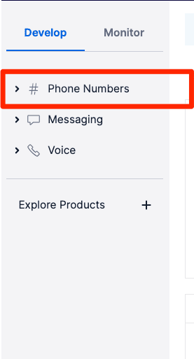 Click Phone Numbers.
