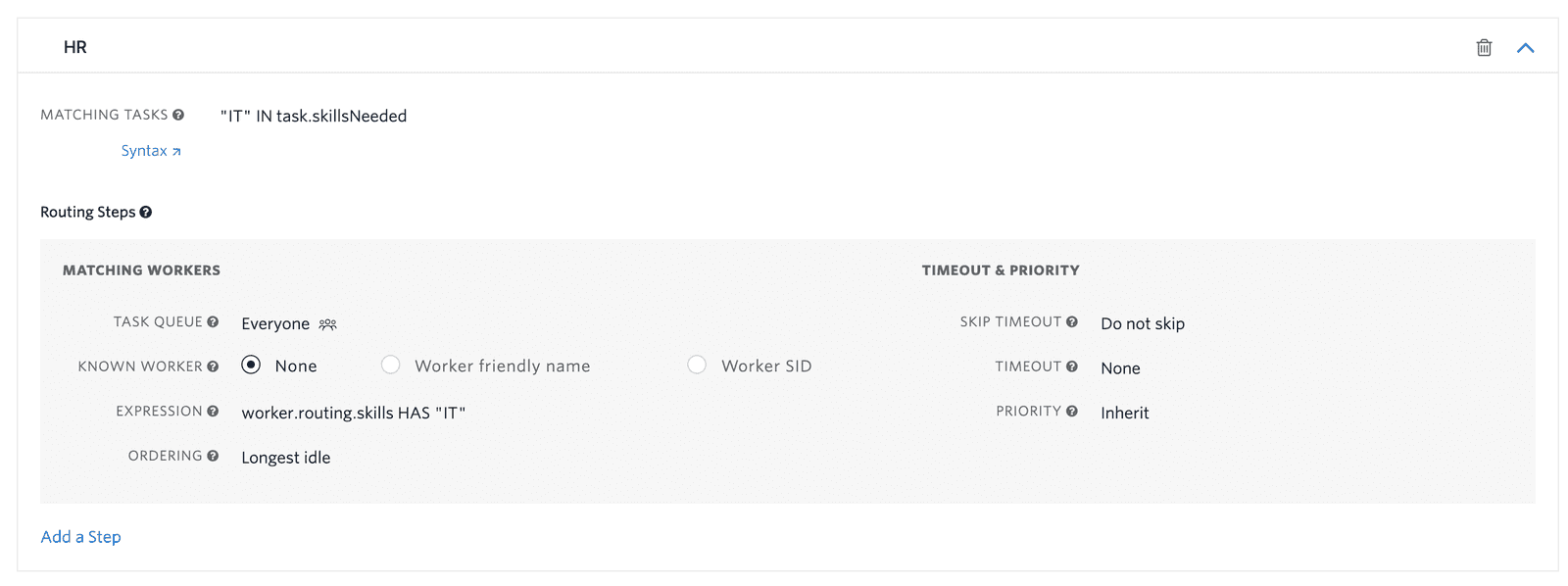 IT Filter on Workflow for EmployeeService.