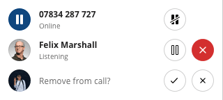 ParticipantsCanvas in ListMode.