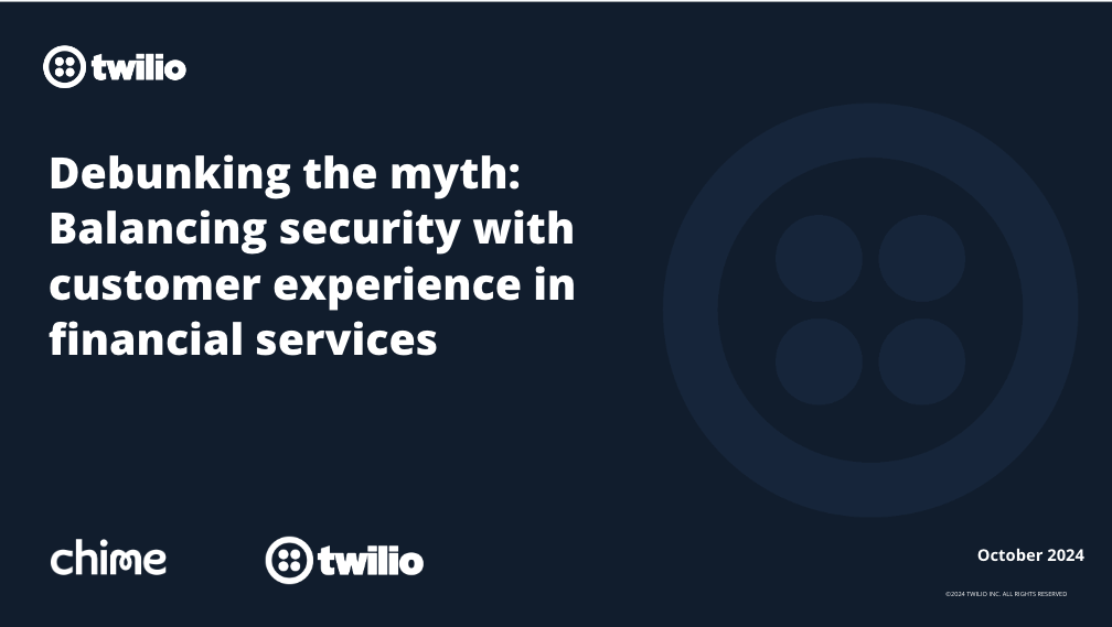 Twilio and Chime event titled Debunking the myth