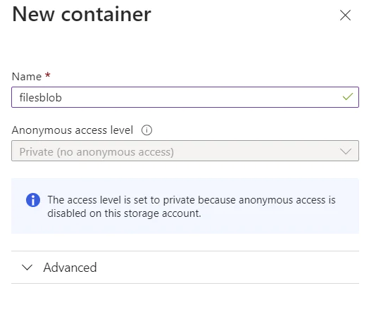 Add container's name
