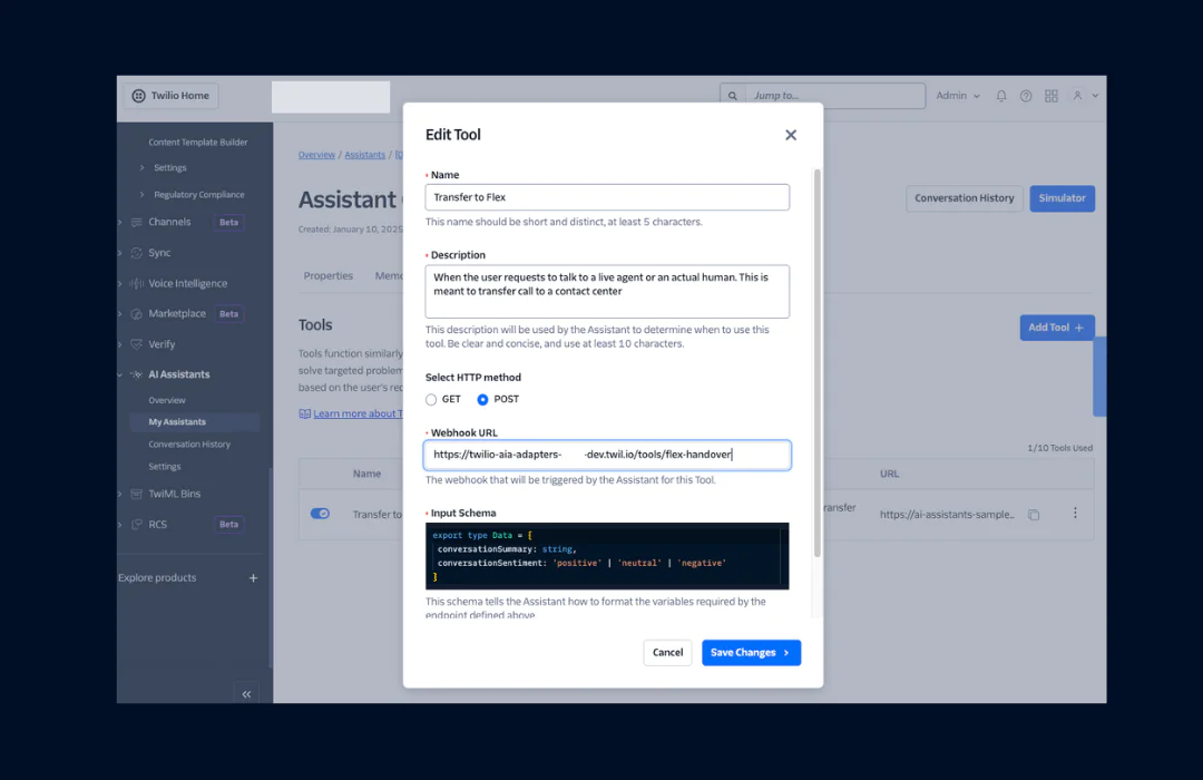 Configure Flex Handover Configure Flex Handover