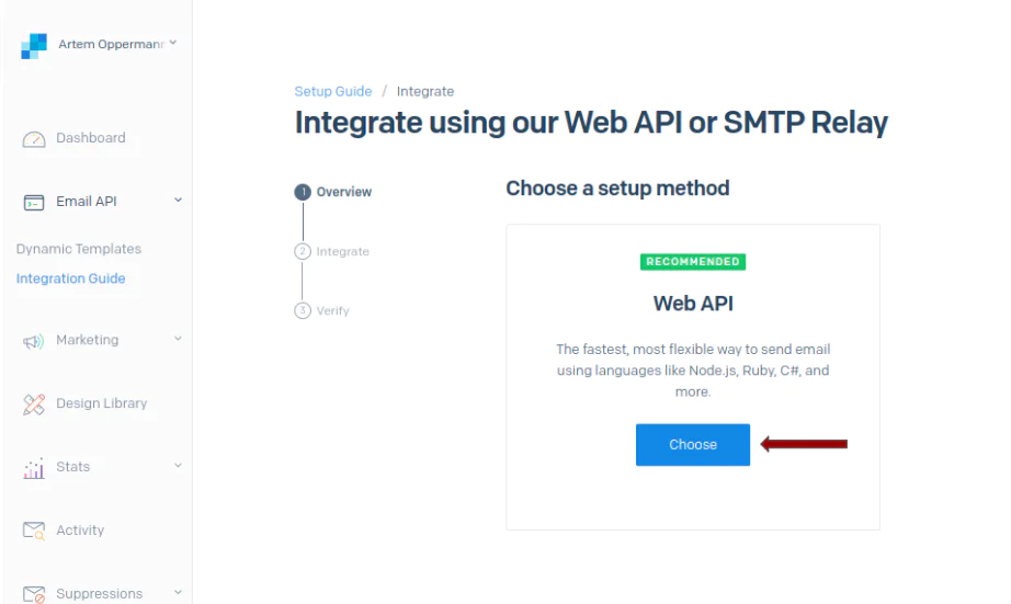 Choosing Web API