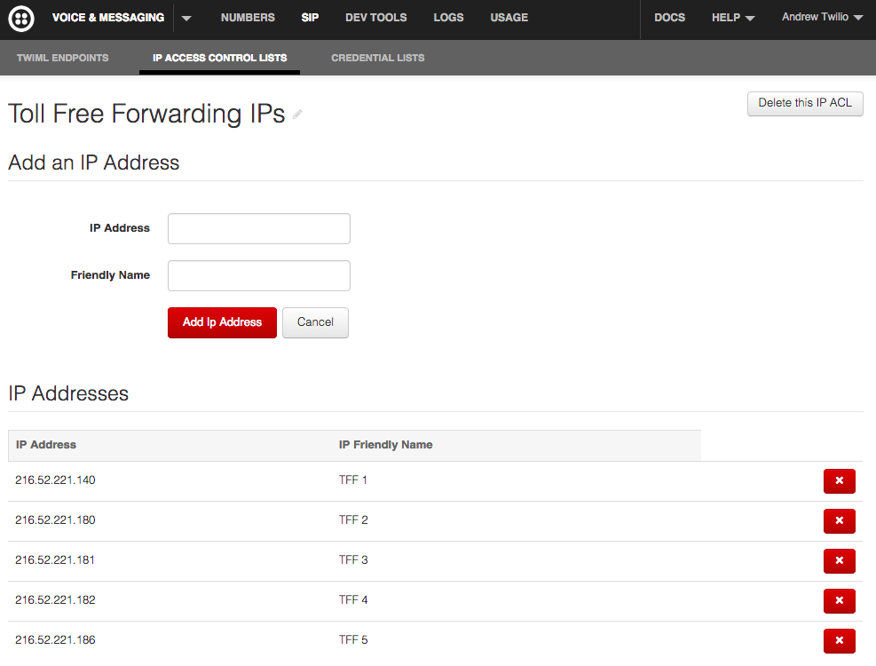 Adding IPs to the allow list