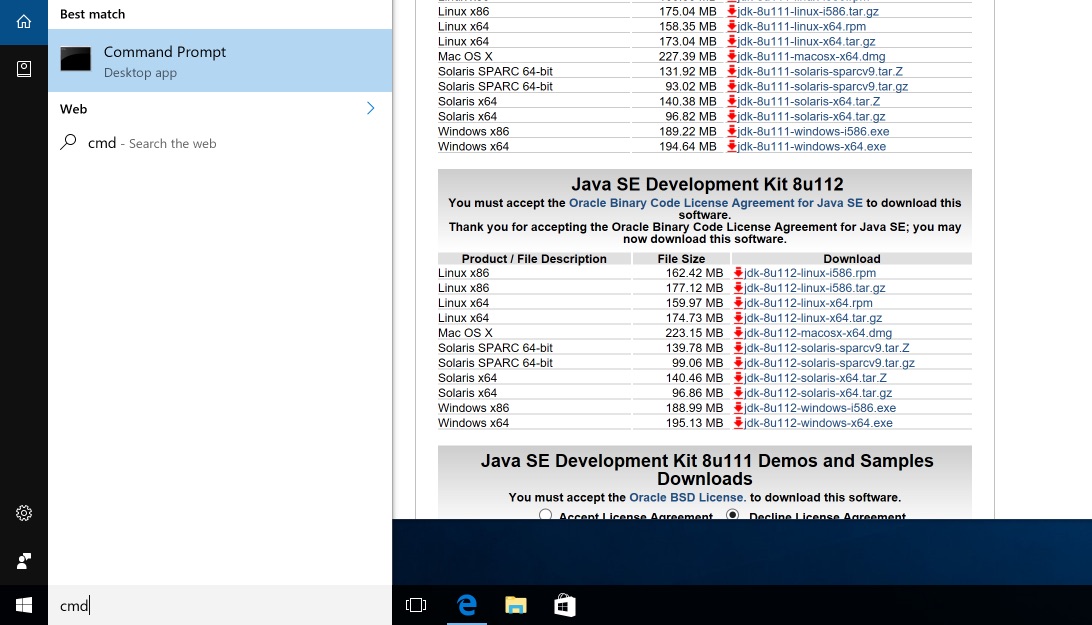 Command prompt search.