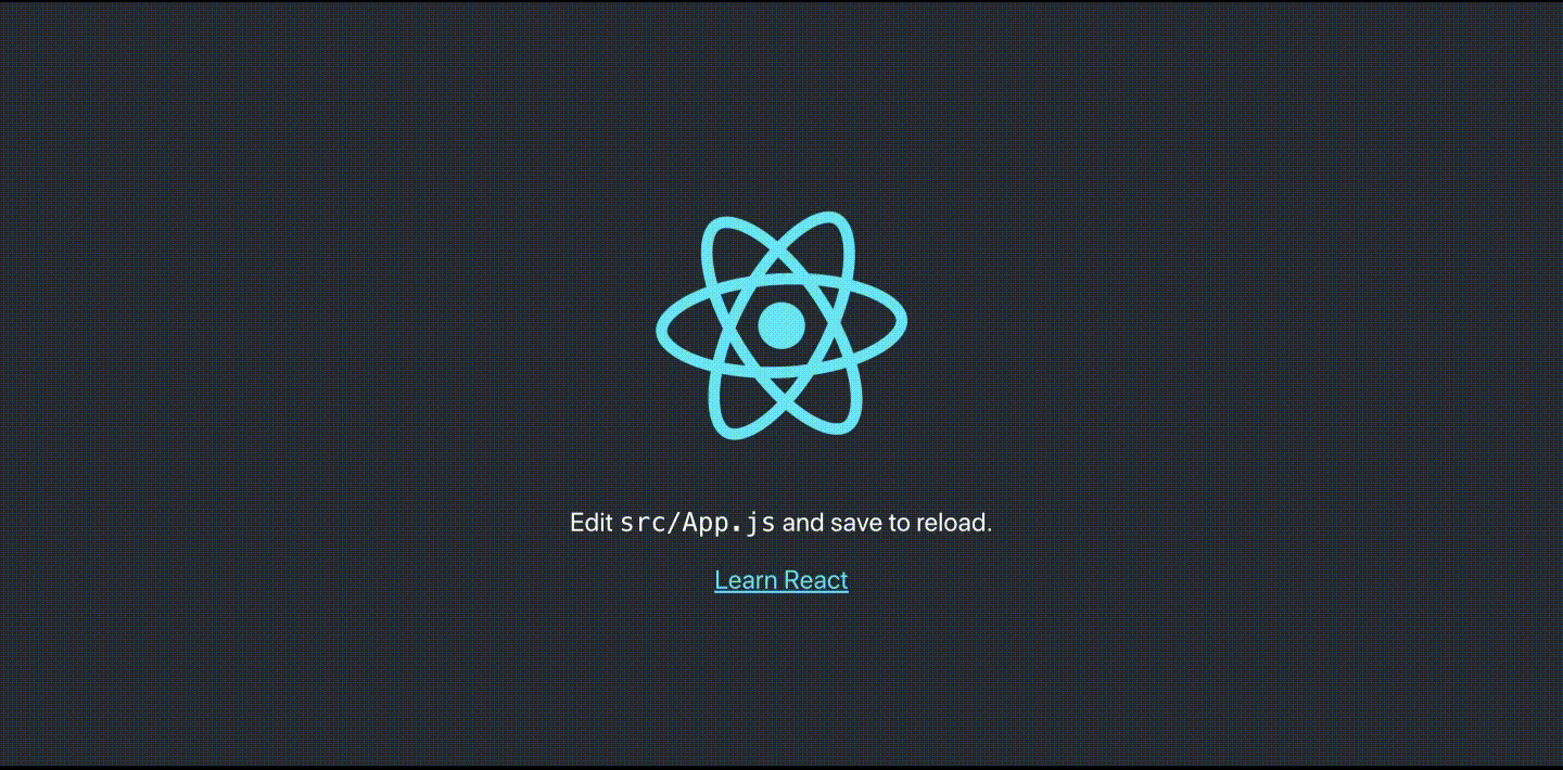 react logo