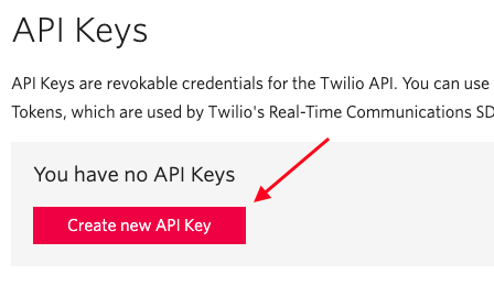 create api key