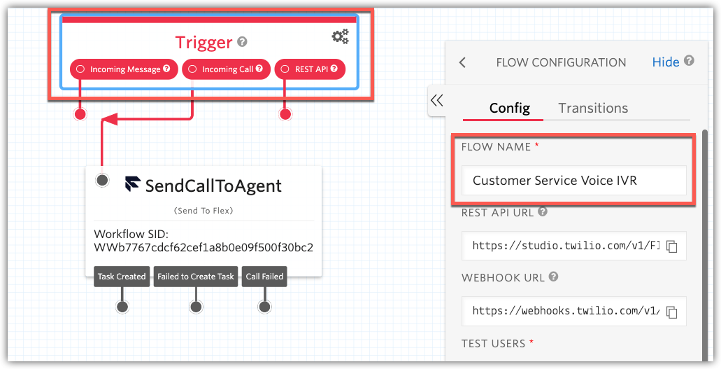 Triggering a Flow in Flex