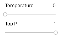 Temperature setting