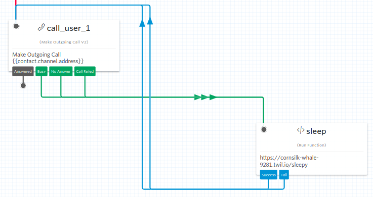 sleep function connected in studio