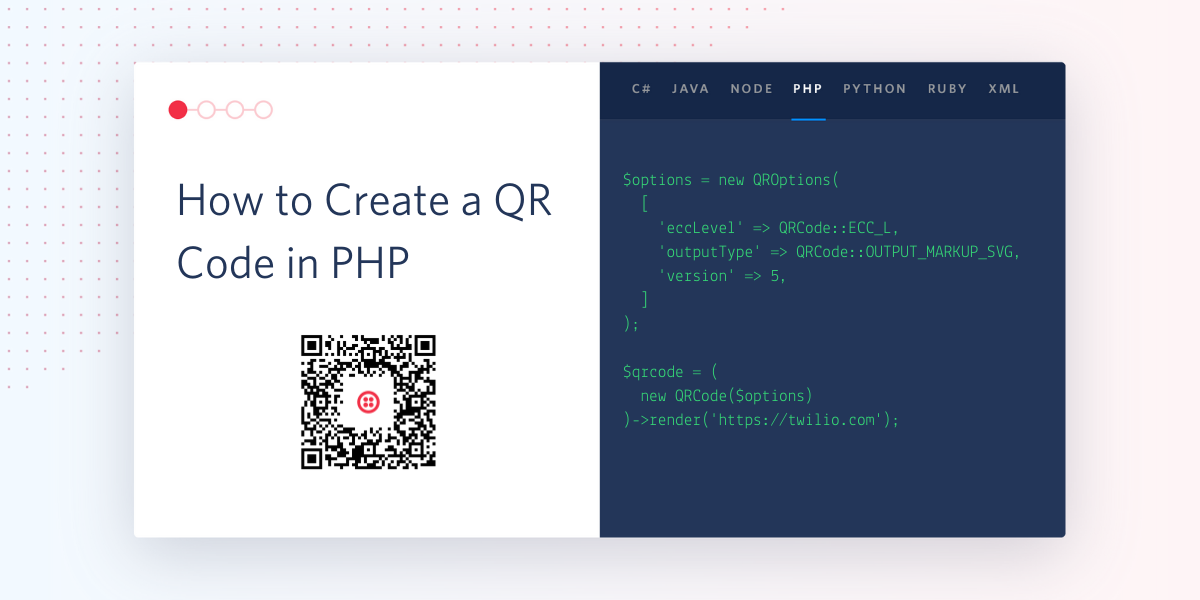 How to Create a QR Code in PHP