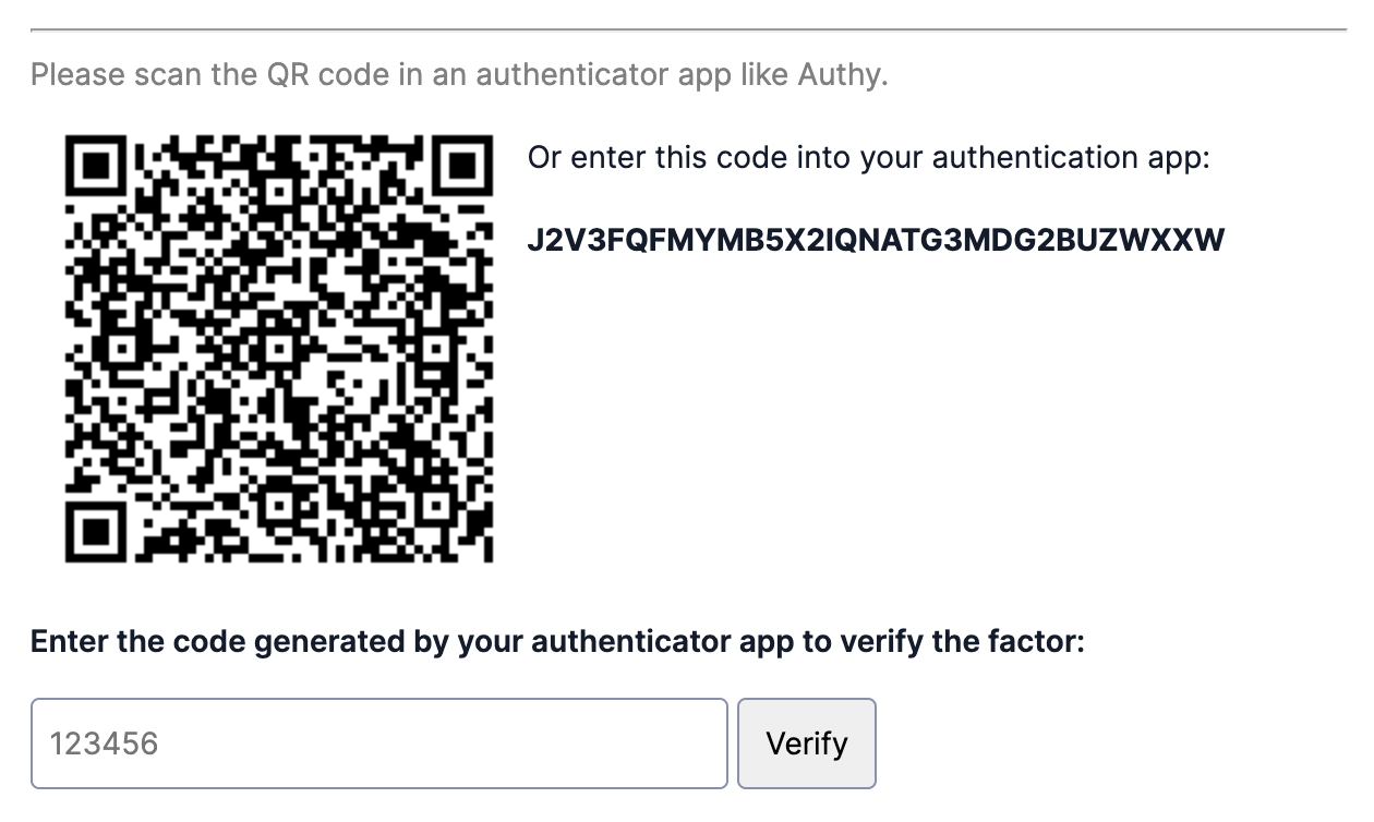 Google authenticator hot sale spring boot