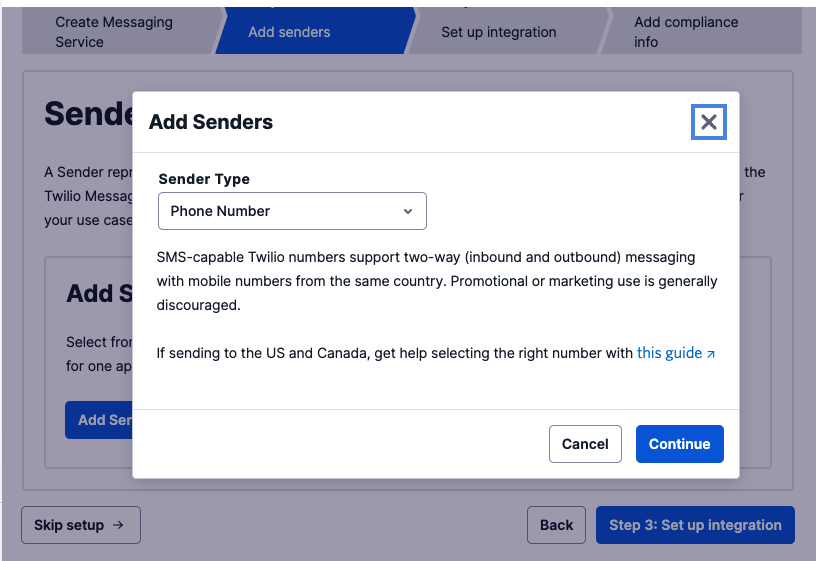 Create messaging service part 2