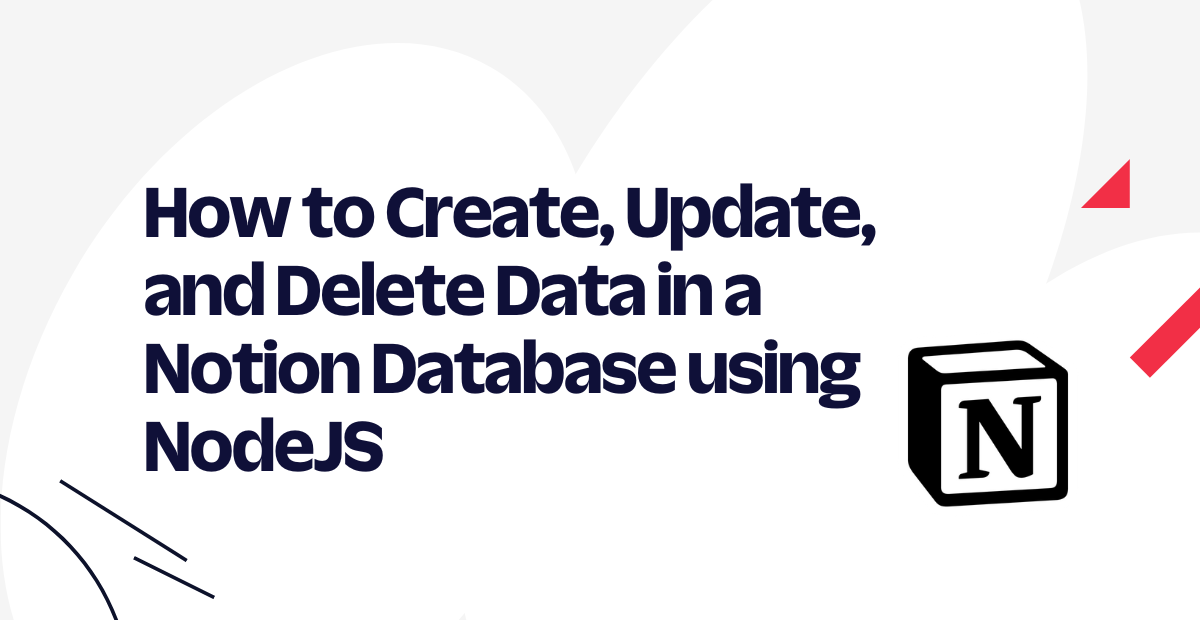 Header image for notion database tutorial post