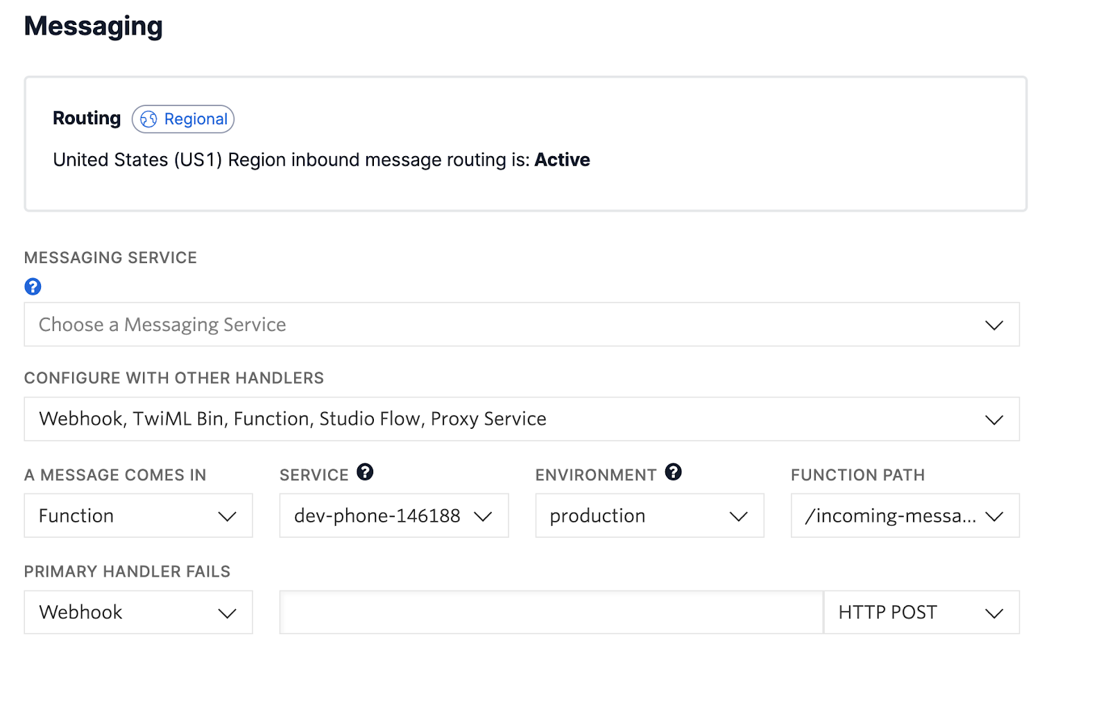 Automatic Dev Phone setup for Messaging