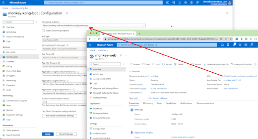 Update the managing endpoint