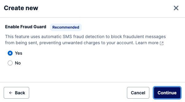 Enable Fraud Guard