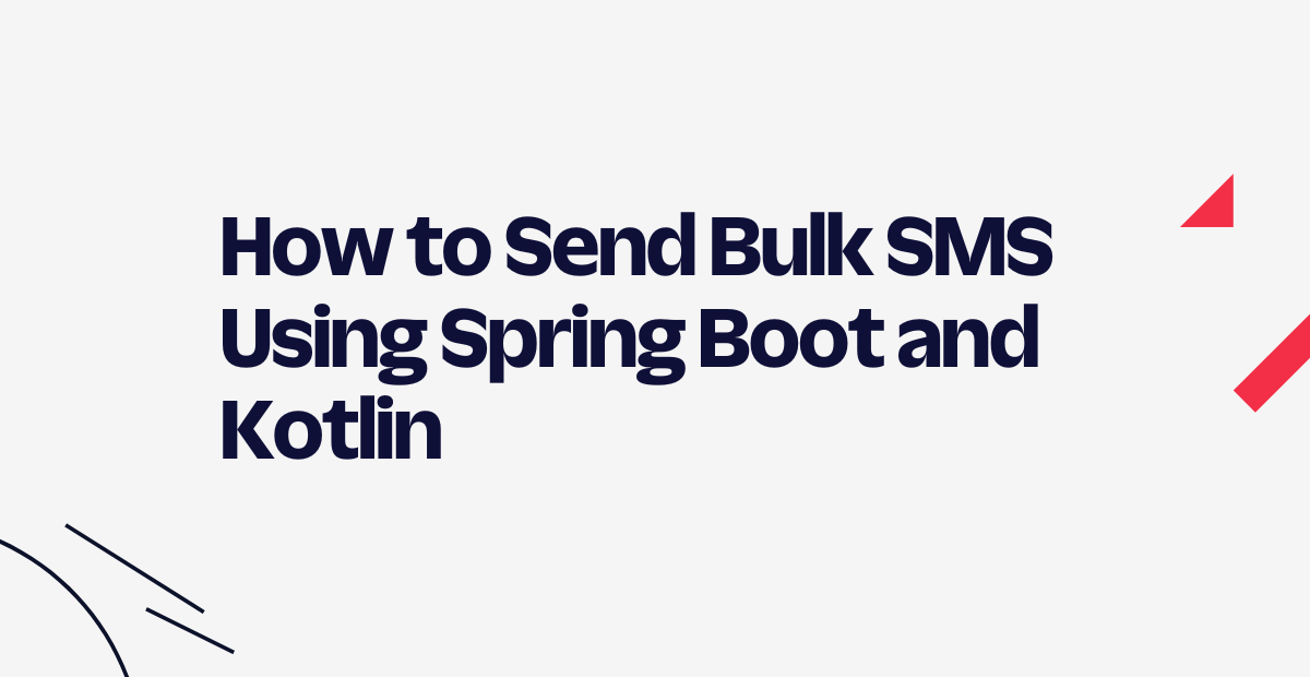 send sms using java spring boot