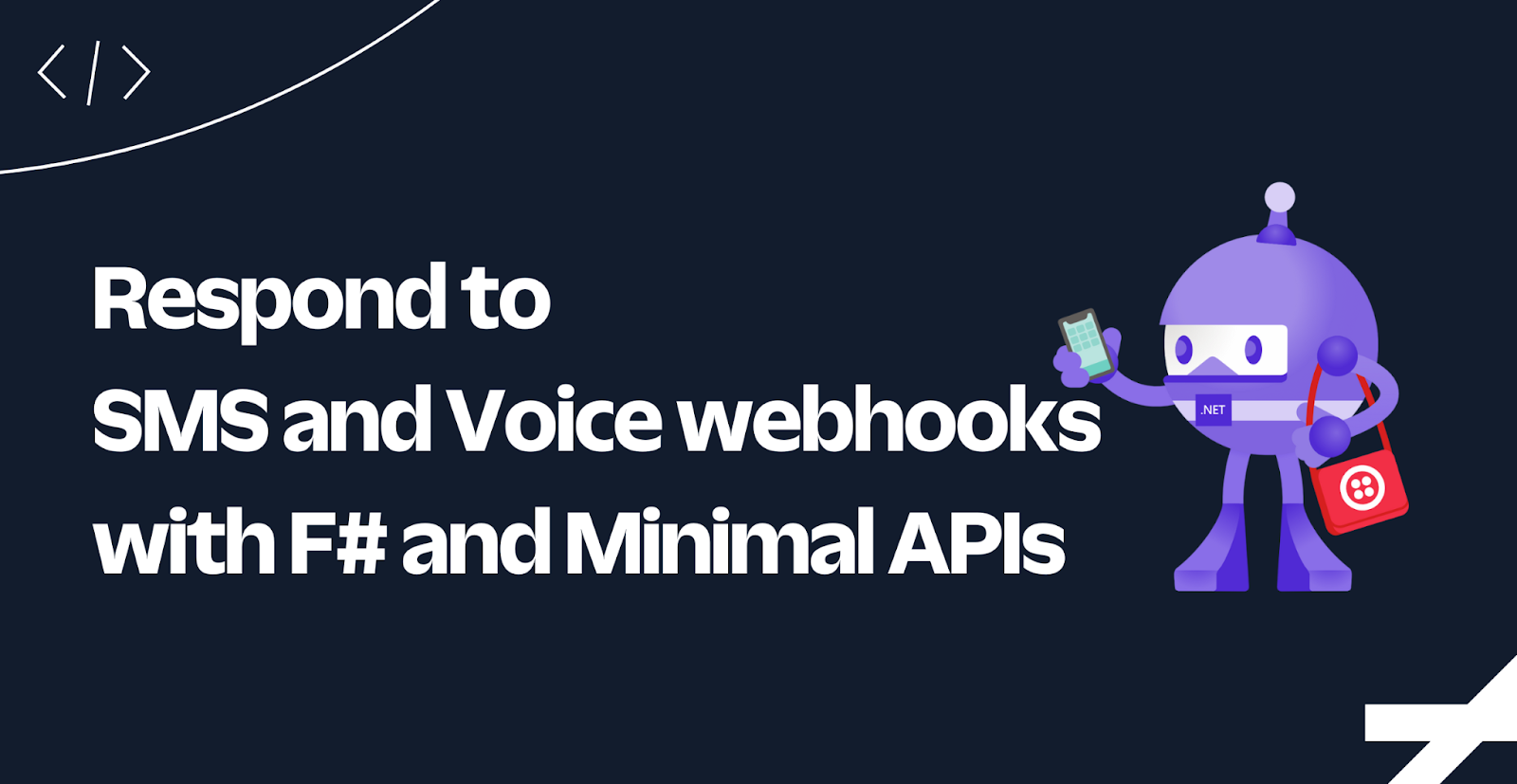 Respond to  SMS and Voice webhooks  with F# and Minimal APIs