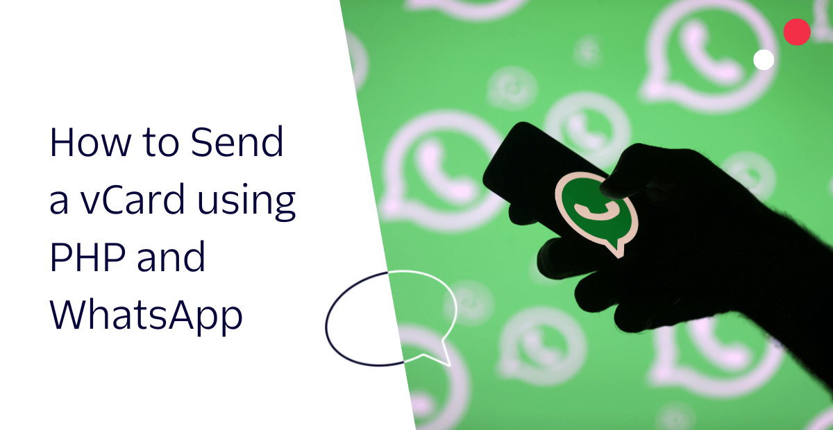 How to Send a vCard using PHP and WhatsApp