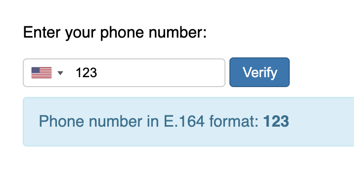 saisie de numéro de téléphone non valide sans erreur