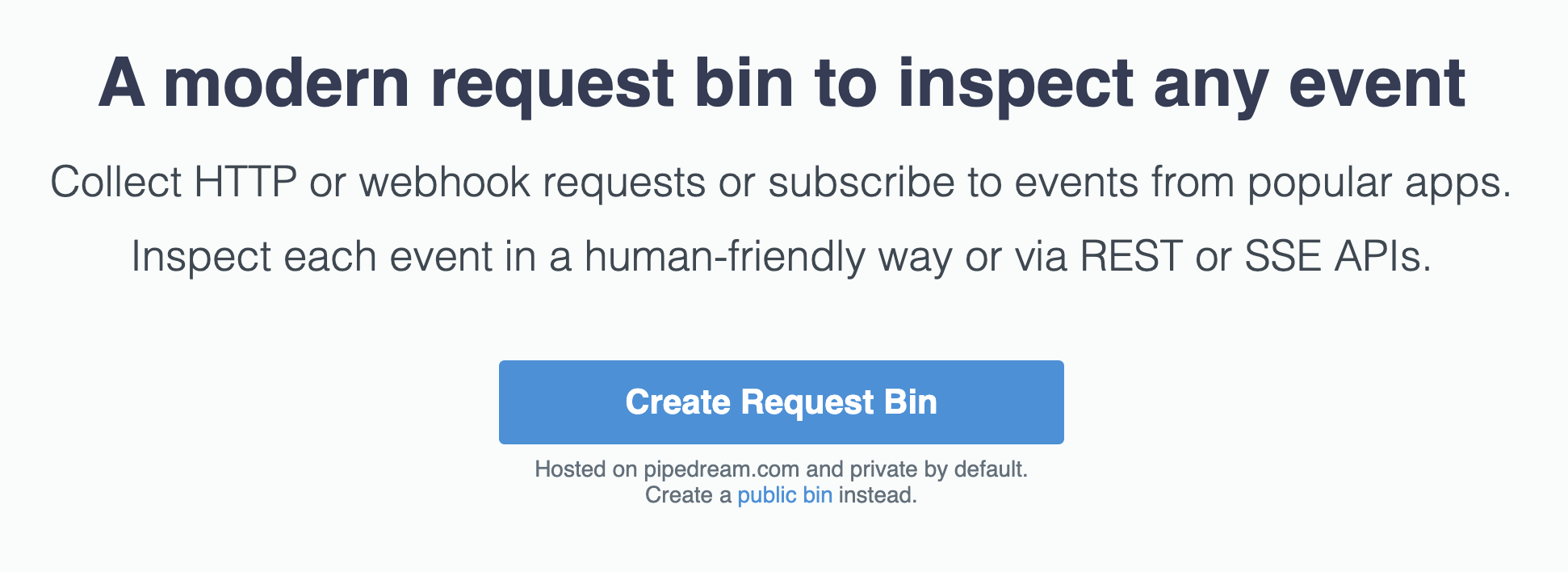 Create Request Bin