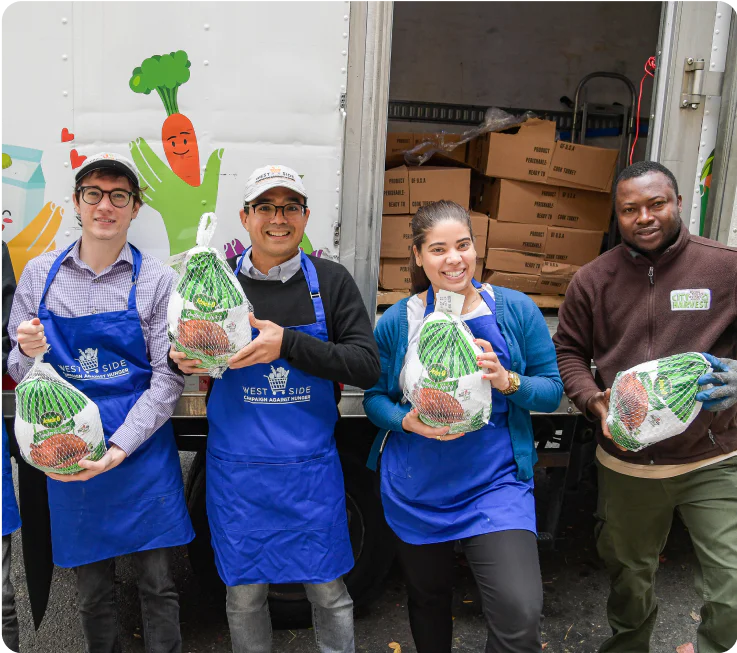 City Harvest uses Twilio Programmable Messaging to reduce waiting time in food pantry lines.